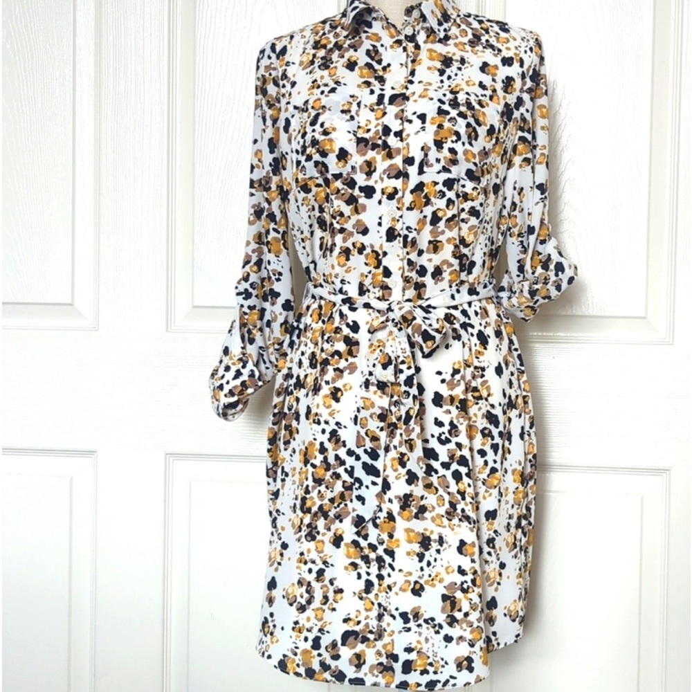 The Limited Leopard Run Print Dress